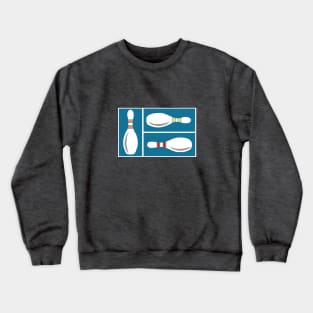 Mod Bowl Bowling Pin Crewneck Sweatshirt